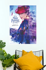 Mary Poppins Returns Movie Poster – Magical Disney Wall Art (Hollywood Poster)