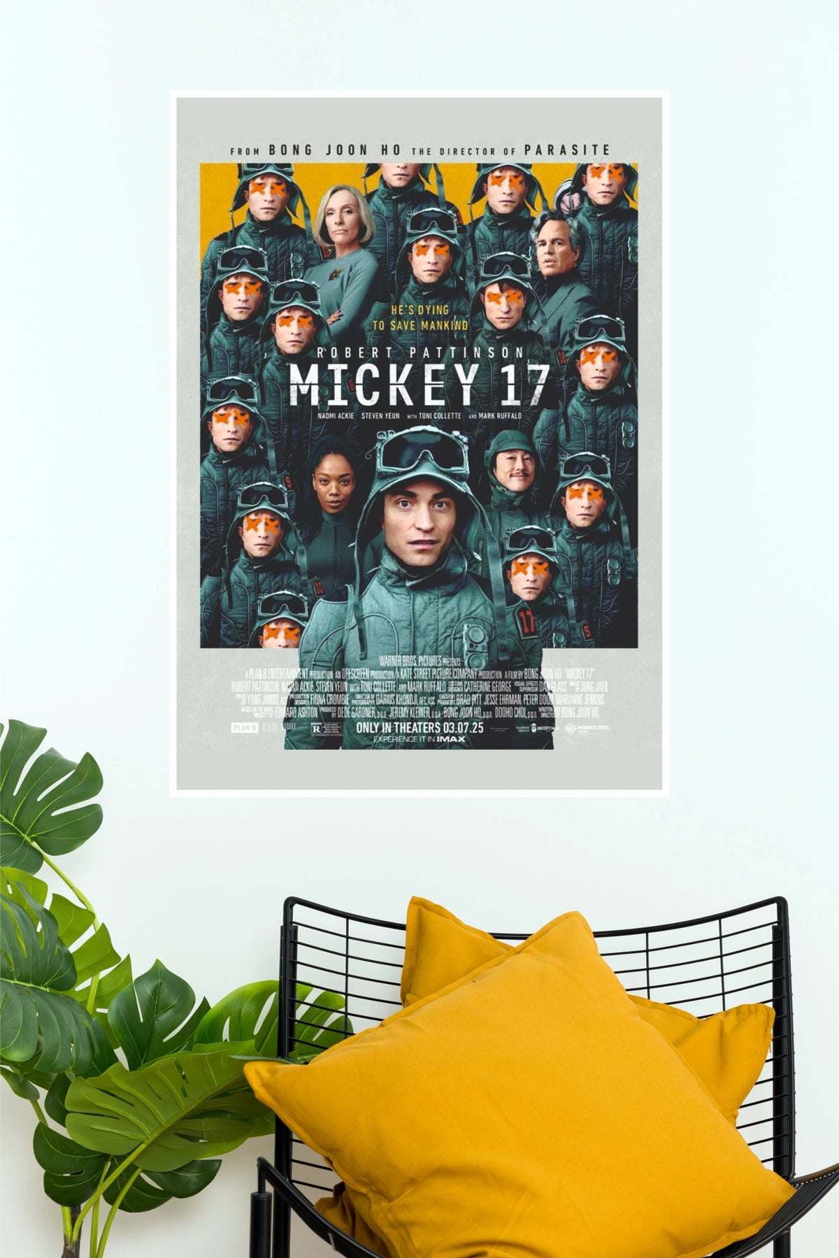 Mickey 17 Sci-Fi Movie Poster – Futuristic Cinematic Wall Art   (Hollywood Poster)