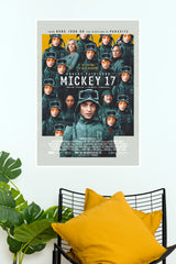 Mickey 17 Sci-Fi Movie Poster – Futuristic Cinematic Wall Art   (Hollywood Poster)