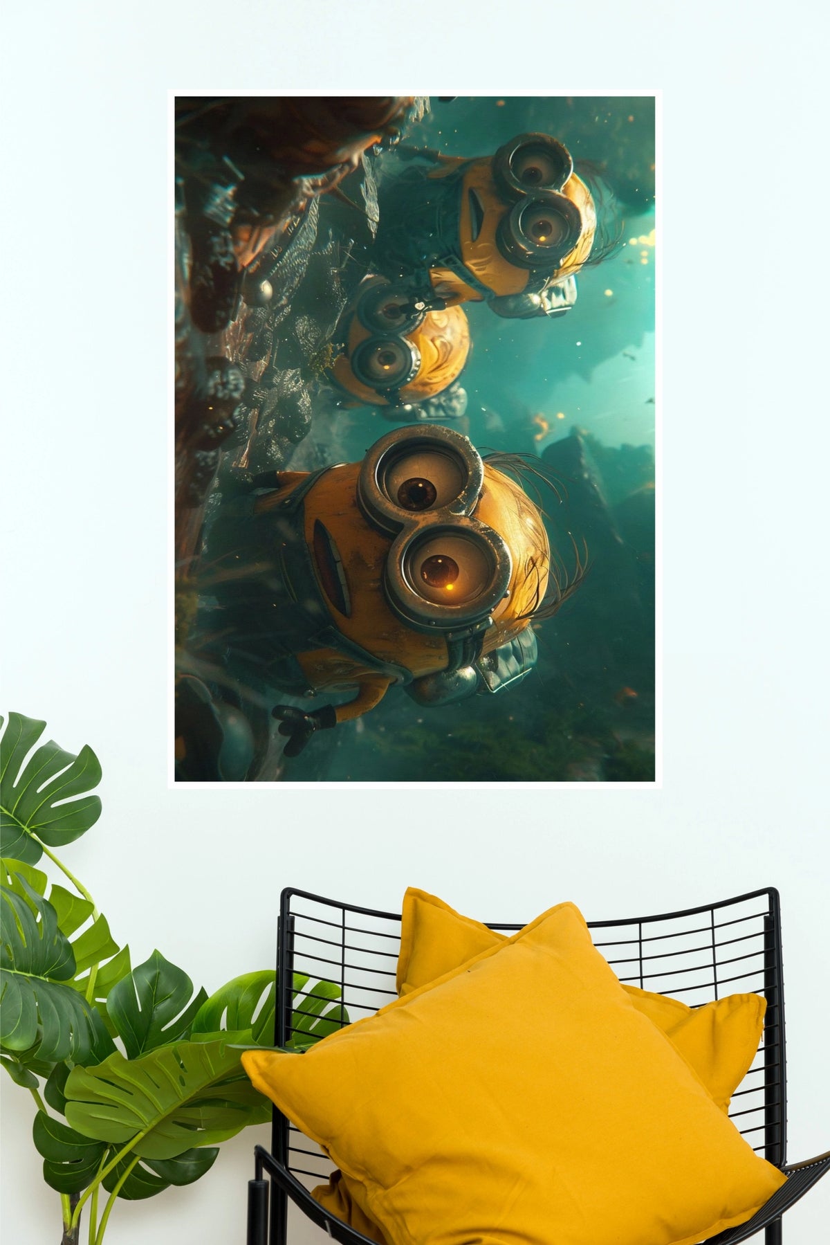 Minions Underwater Adventure Wall Poster C(Hollywood Poster)