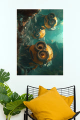 Minions Underwater Adventure Wall Poster C(Hollywood Poster)