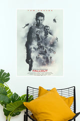 Mission Impossible Fallout Movie Poster Wall Art (Hollywood Poster)