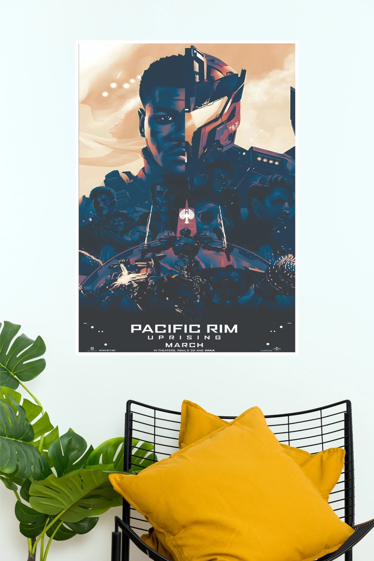 Pacific Rim Uprising Movie Poster – Futuristic Jaeger Robot Action Wall Poster (Hollywood Poster)