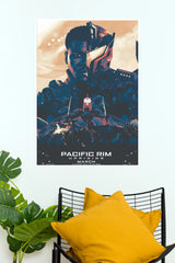 Pacific Rim Uprising Movie Poster – Futuristic Jaeger Robot Action Wall Poster (Hollywood Poster)