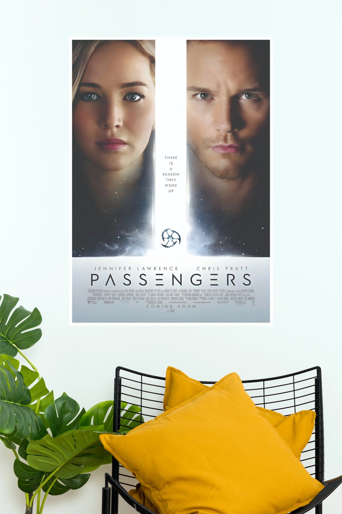 Passengers Movie Poster – Jennifer Lawrence & Chris Pratt Cinematic Wall Poster (Hollywood Poster)