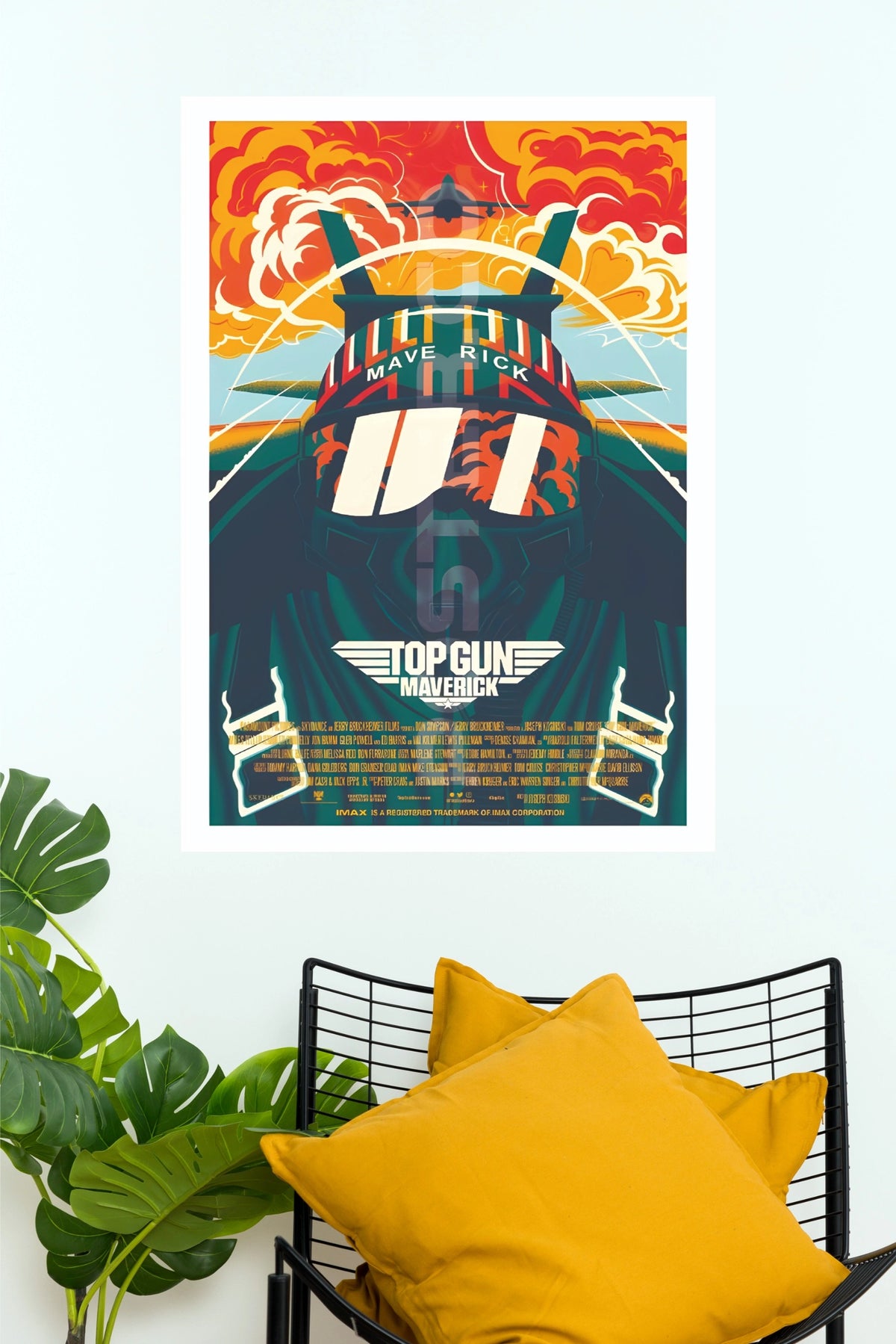 Top Gun Maverick Movie Poster – Fighter Jet Vintage Aviation Wall ArtTop Gun Maverick Movie Poster – Fighter Jet Vintage Aviation Wall Art(Hollywood Poster)