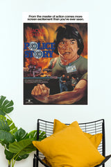 Police Story Jackie Chan Vintage Action Movie Poster (Hollywood Poster)