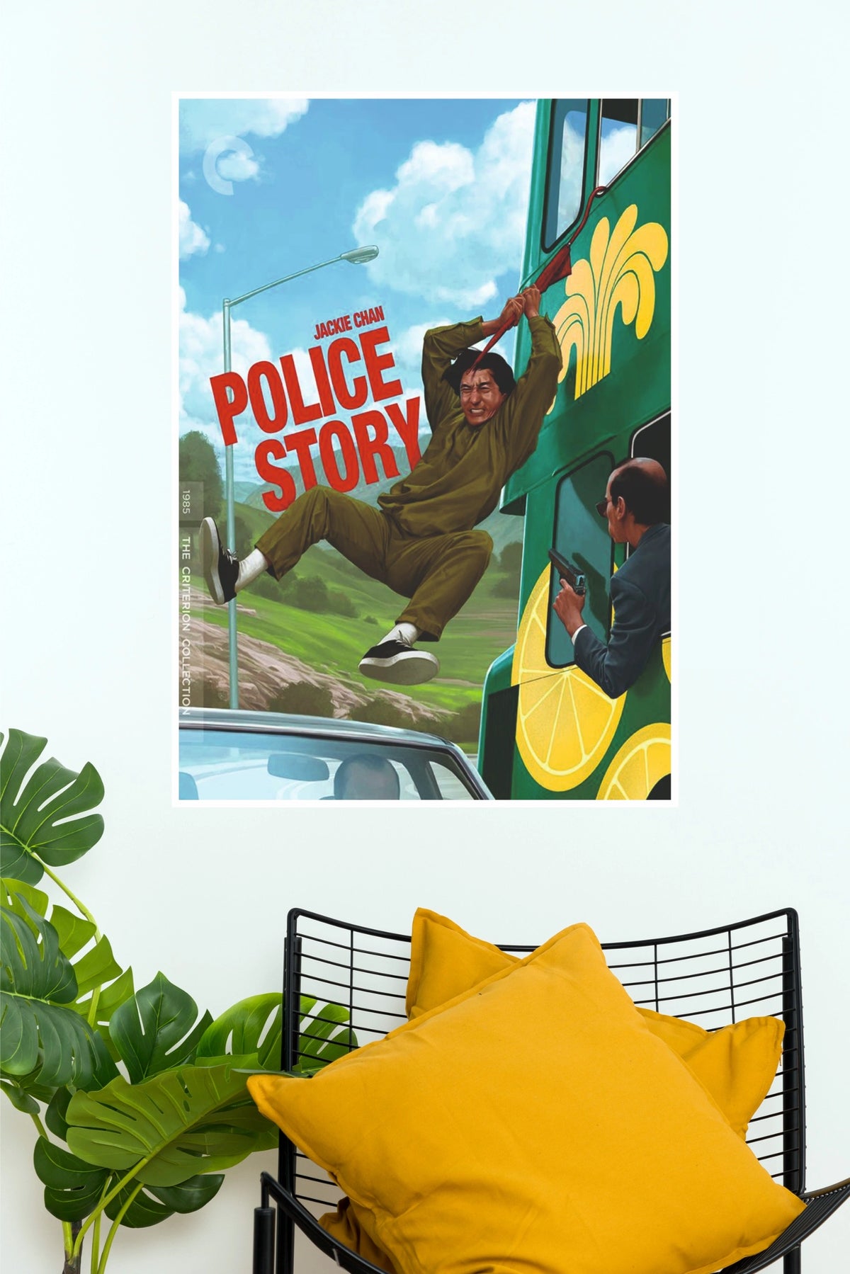 Police Story Jackie Chan Action Movie Poster   (Hollywood Poster)