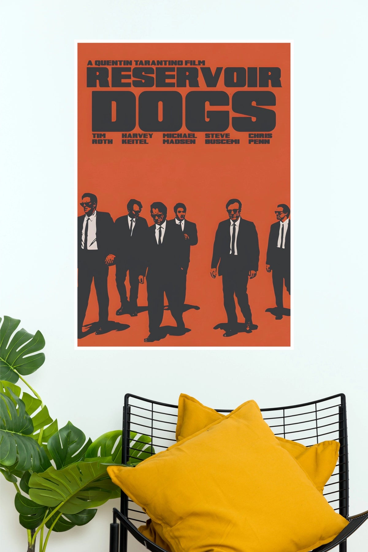 Reservoir Dogs Quentin Tarantino Classic Orange Graphic Paper Wall Poster (Hollywood Poster)