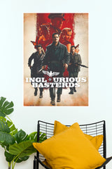 Inglourious Basterds Brad Pitt Graphic Paper Wall Poster (Hollywood Poster)