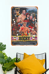 Rocky Balboa Ultimate Franchise Collage Paper Wall Poster (Hollywood Poster)