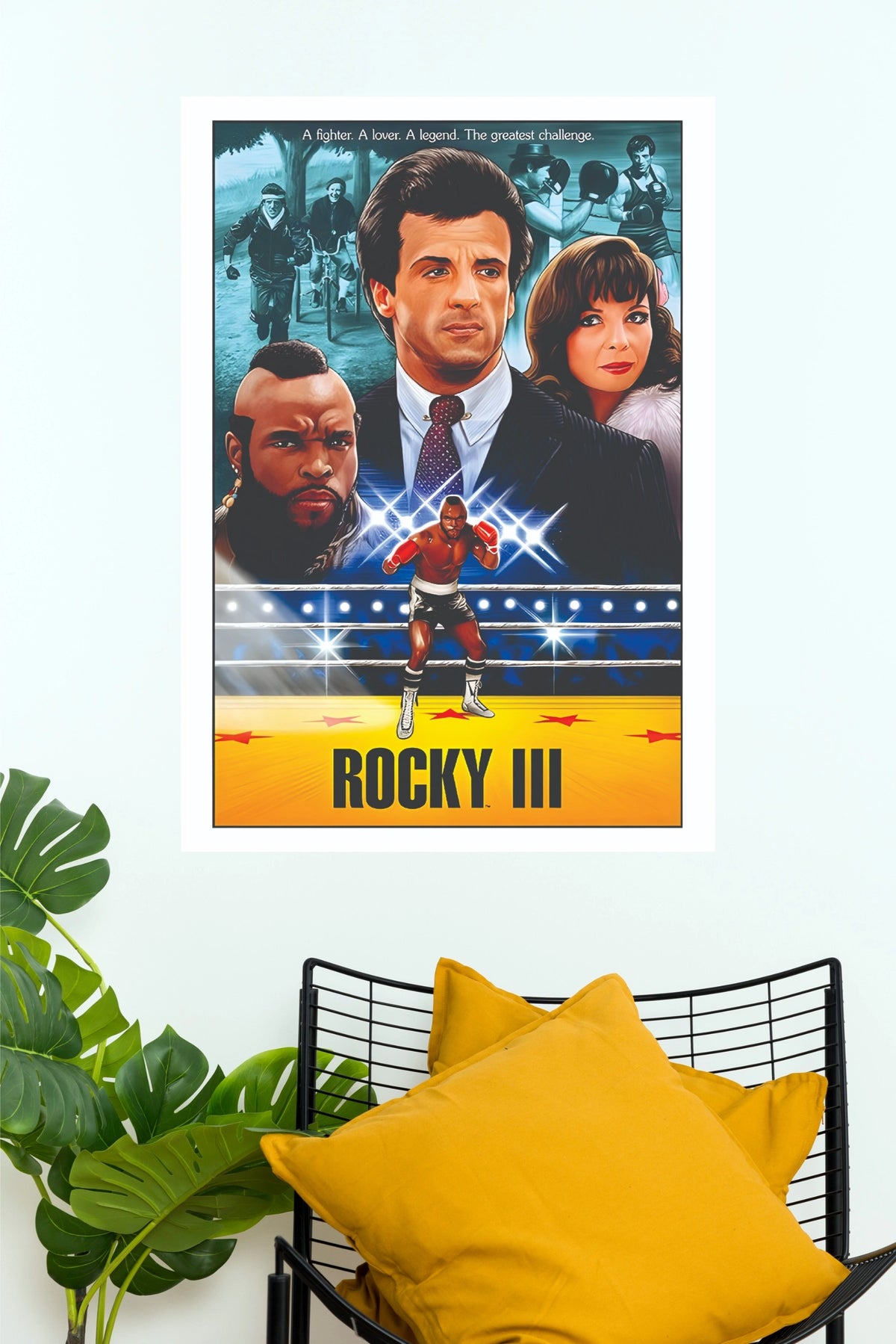 Rocky Balboa "Italian Stallion" Art Nouveau Paper Wall Poster (Hollywood Poster)