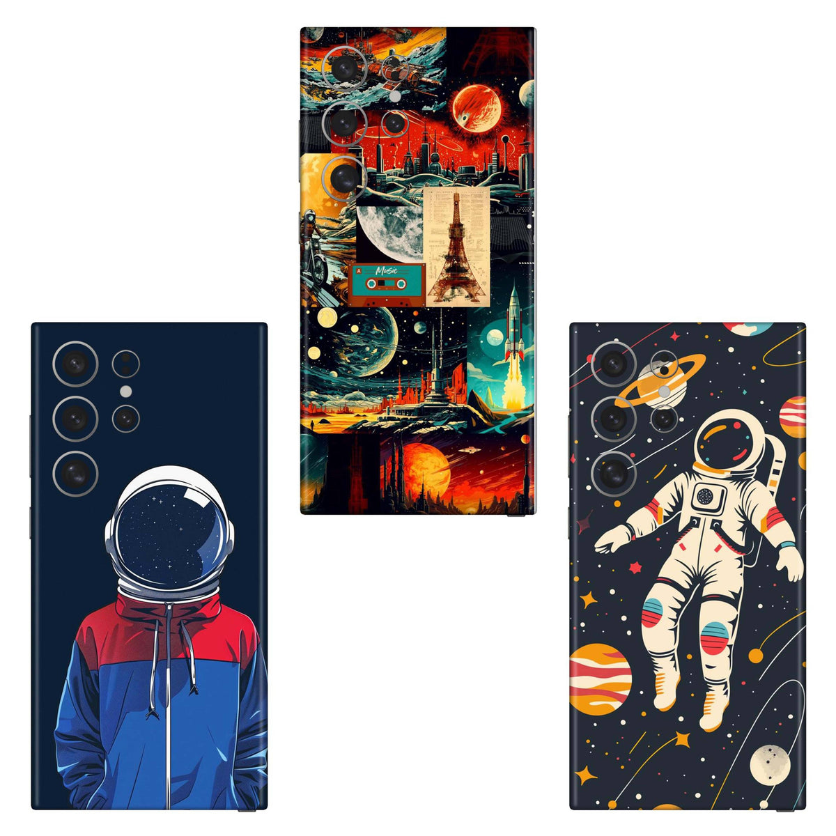 Combo 153 Mobile Skin Pack Of 3 Combo