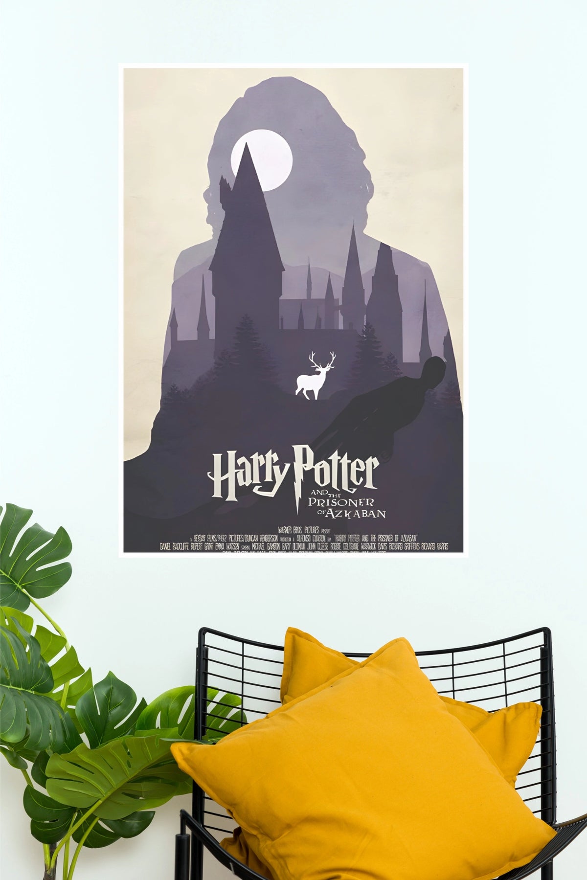 Harry Potter and the Prisoner of Azkaban Minimalist Double Exposure Art Print Poster (Hollywood Poster)
