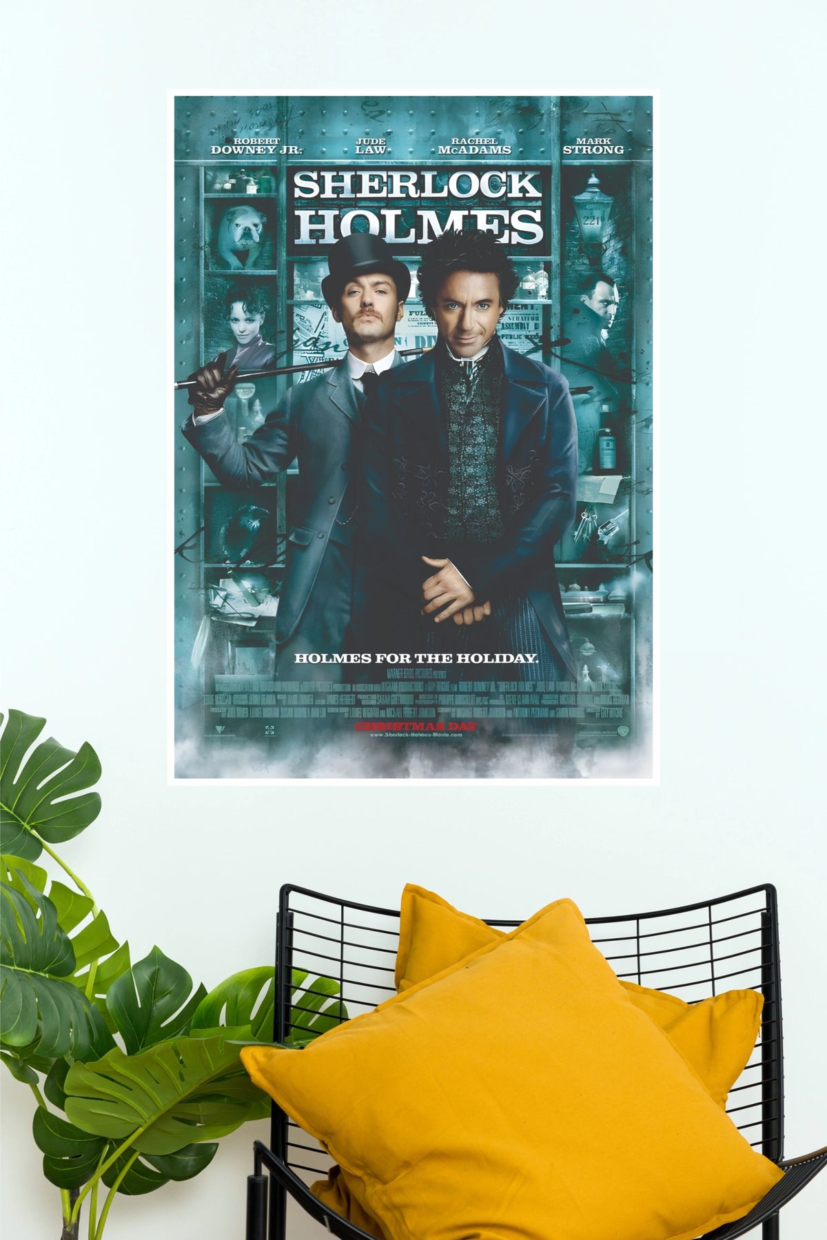 Sherlock Holmes (2009) Robert Downey Jr. & Jude Law Classic Paper Wall Poster (Hollywood Poster)