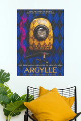 Argylle Cat Backpack Spy Thriller Paper Wall Poster (Hollywood Poster)