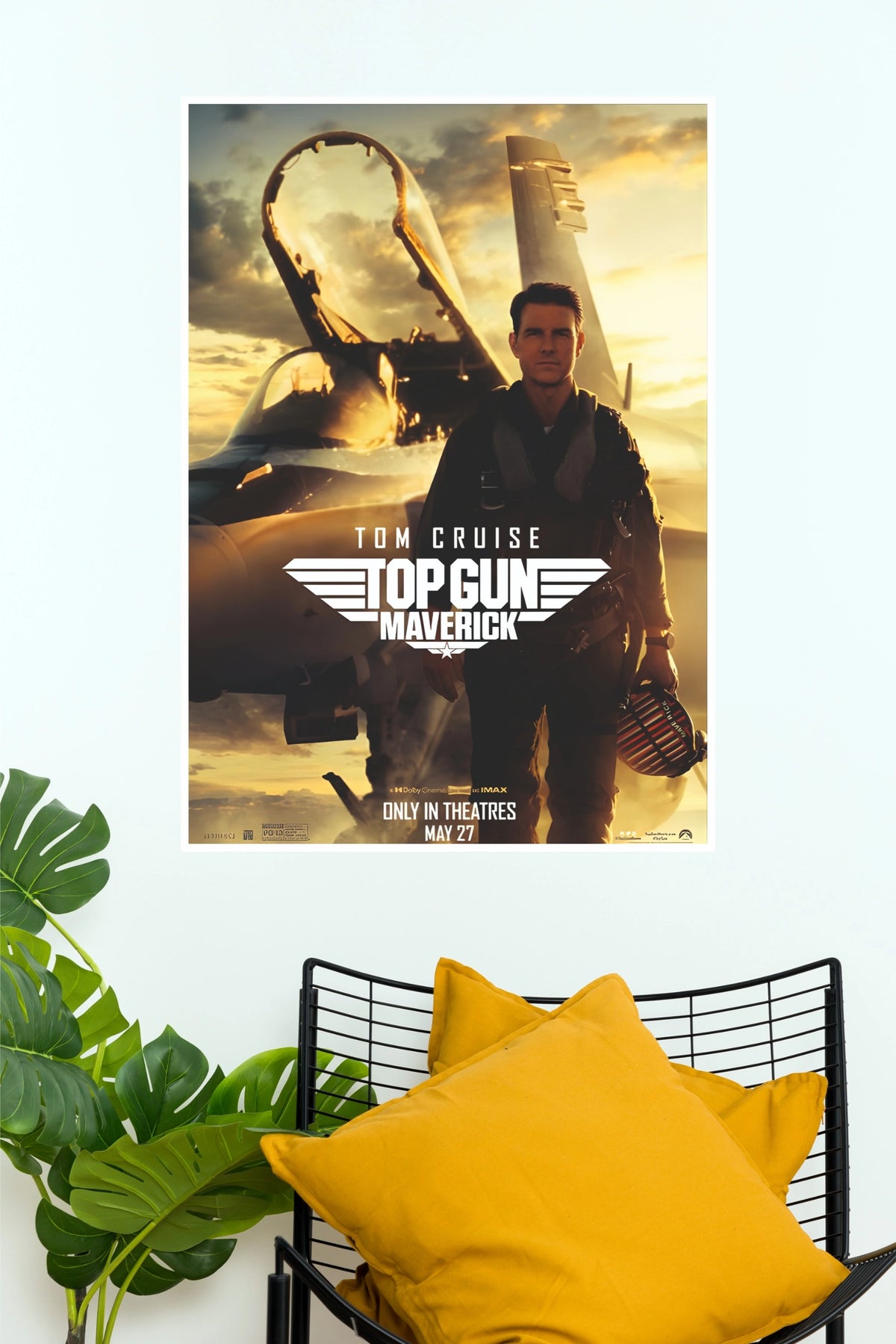 Top Gun: Maverick (2022) Tom Cruise Fighter Jet Paper Wall Poster (Hollywood Poster)