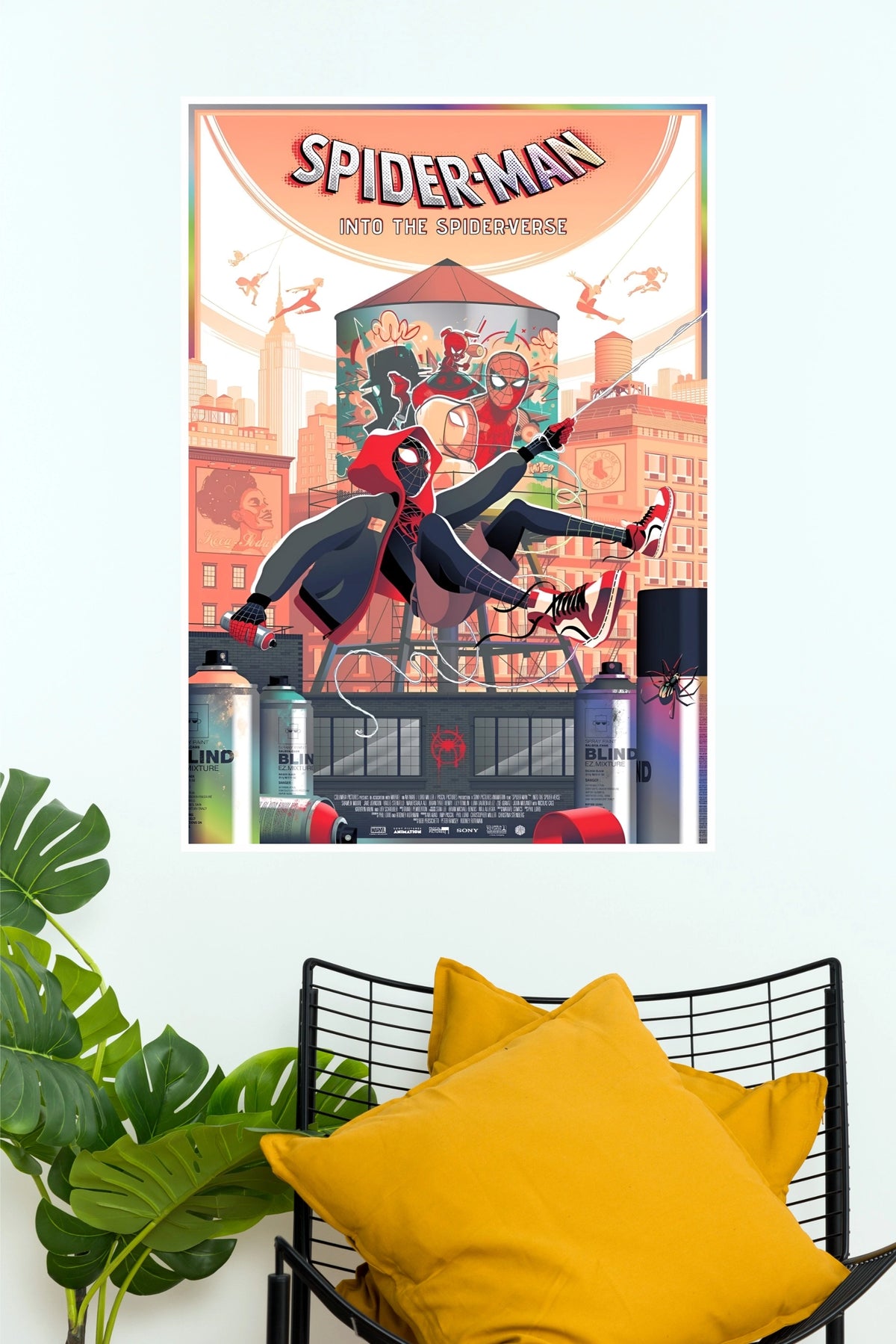 Spider-Man: Into the Spider-Verse Miles Morales Wall Art Paper Poster (Hollywood Poster)
