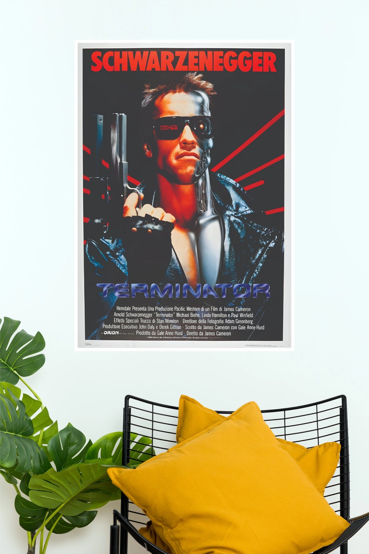 The Terminator (1984) Arnold Schwarzenegger Movie Paper Poster (Hollywood Poster)