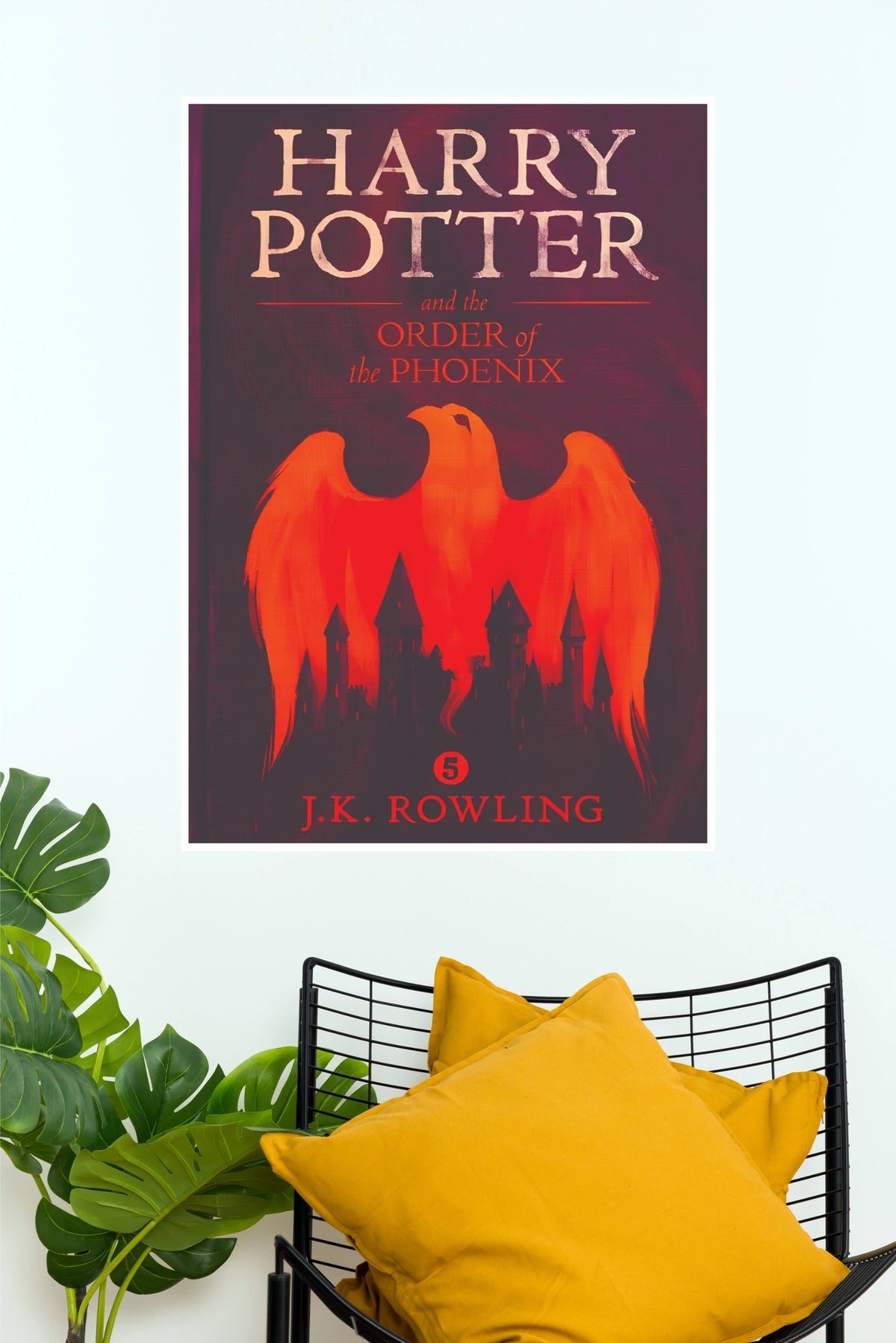 Harry Potter and the Order of the Phoenix Book Cover Paper Poster (Hollywood Poster)