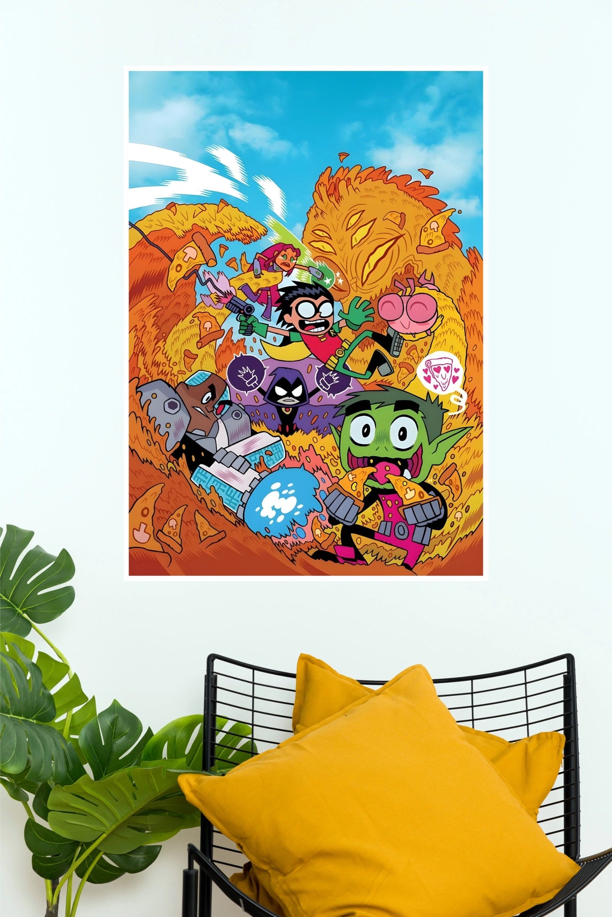 Teen Titans Go! Animated Superhero Paper Poster (Hollywood Poster)