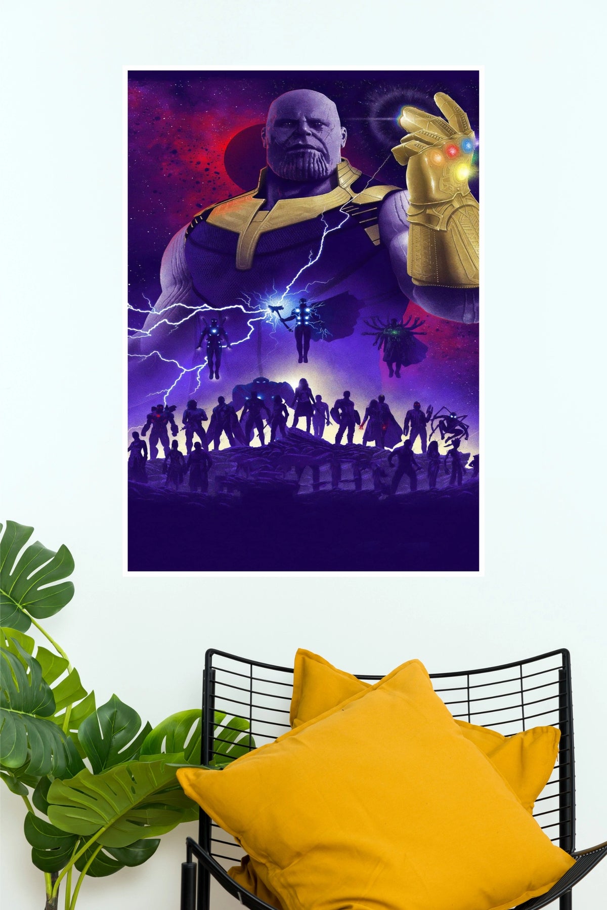 Marvel Avengers Infinity War Thanos Paper Poster  (Hollywood Poster)