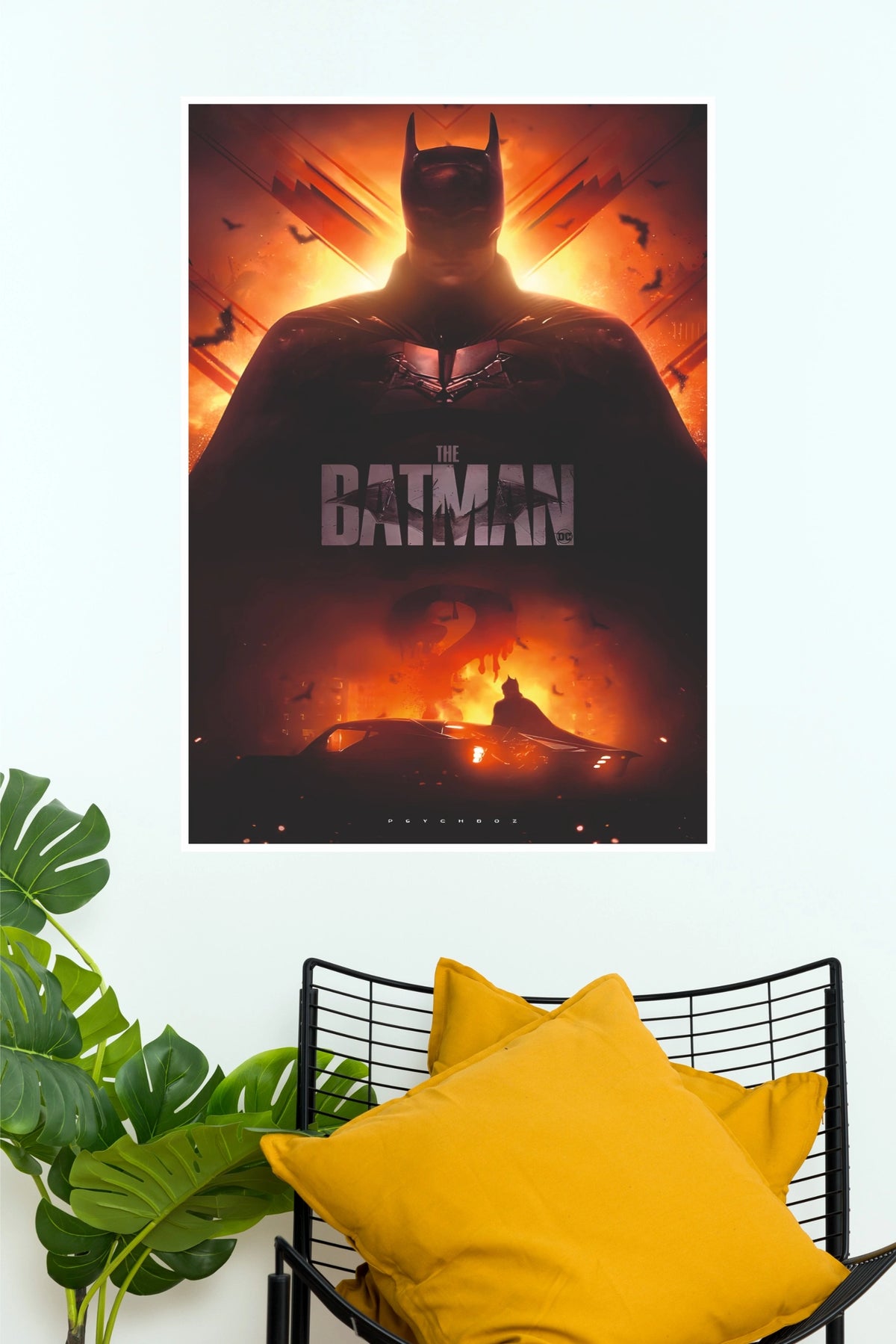 The Batman Robert Pattinson Dark Knight Paper Poster (Hollywood Poster)