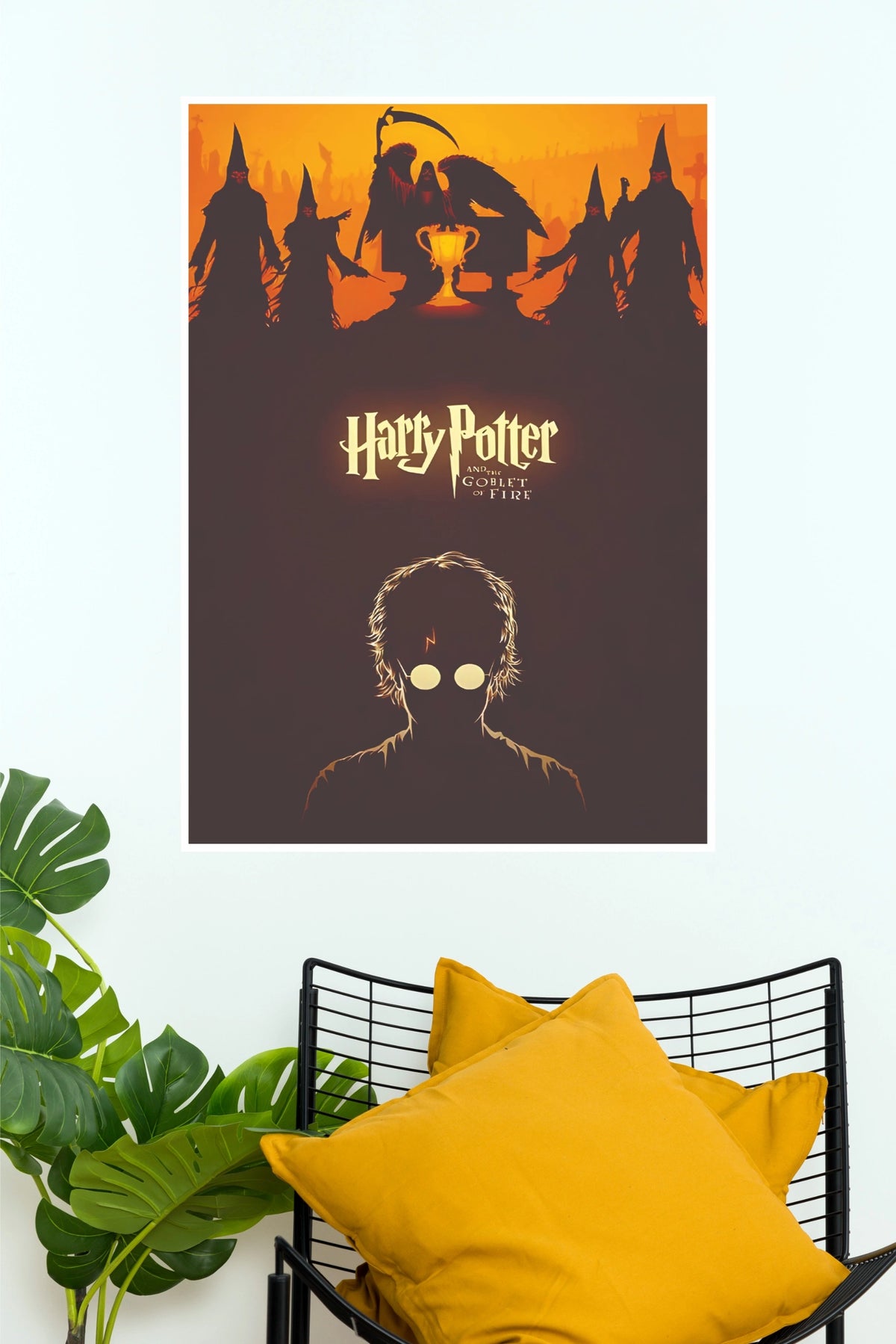 Harry Potter and the Goblet of Fire Minimalist Paper Poster (Hollywood Poster)