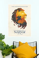 The Chronicles of Narnia Minimalist Lion Paper Poster (Hollywood Poster)
