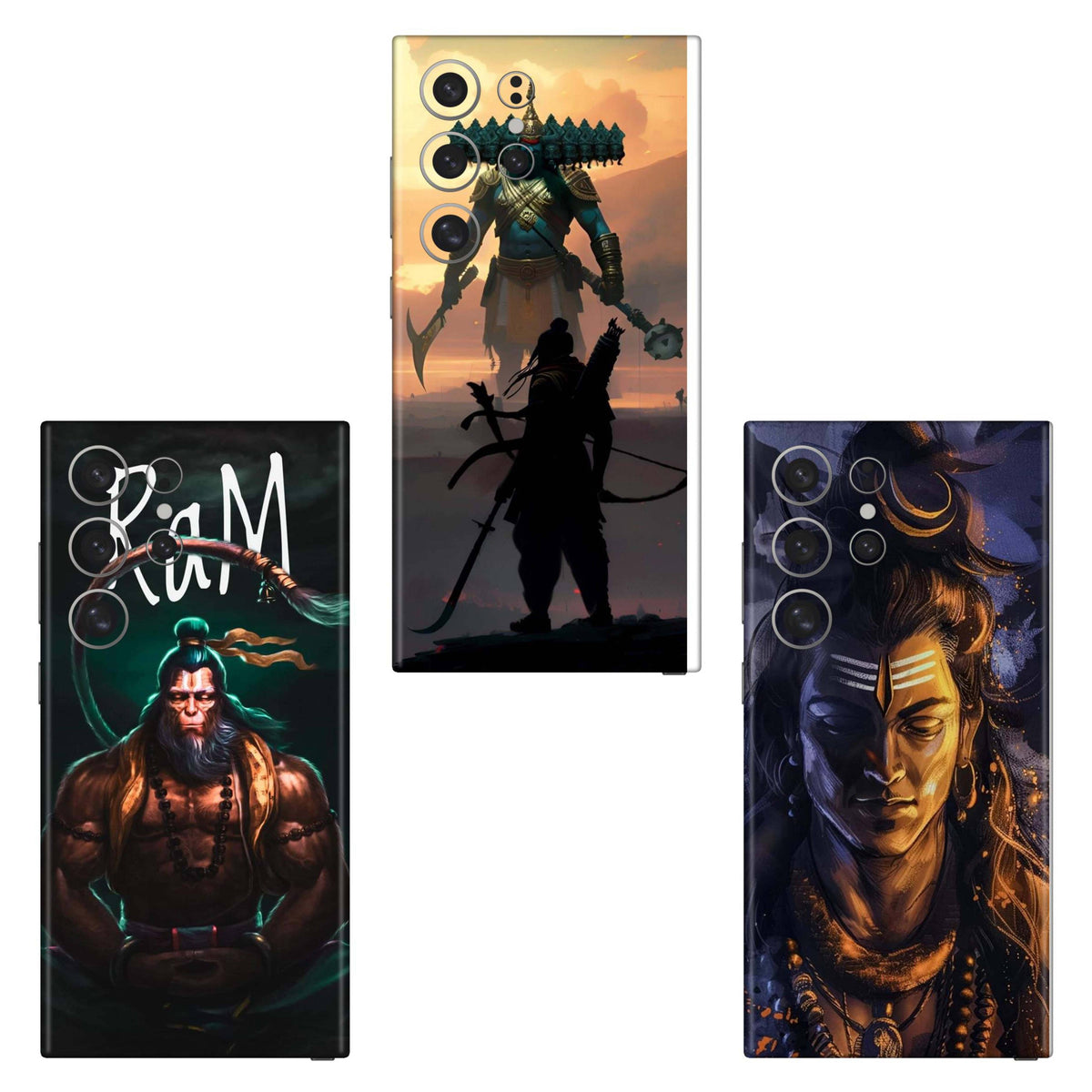 Combo 161 Mobile Skin Pack Of 3 Combo