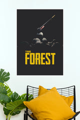 The Forest Video Game Paper Poster – Minimalist Survival Horror Wall Art Print (Hollywood Poster)