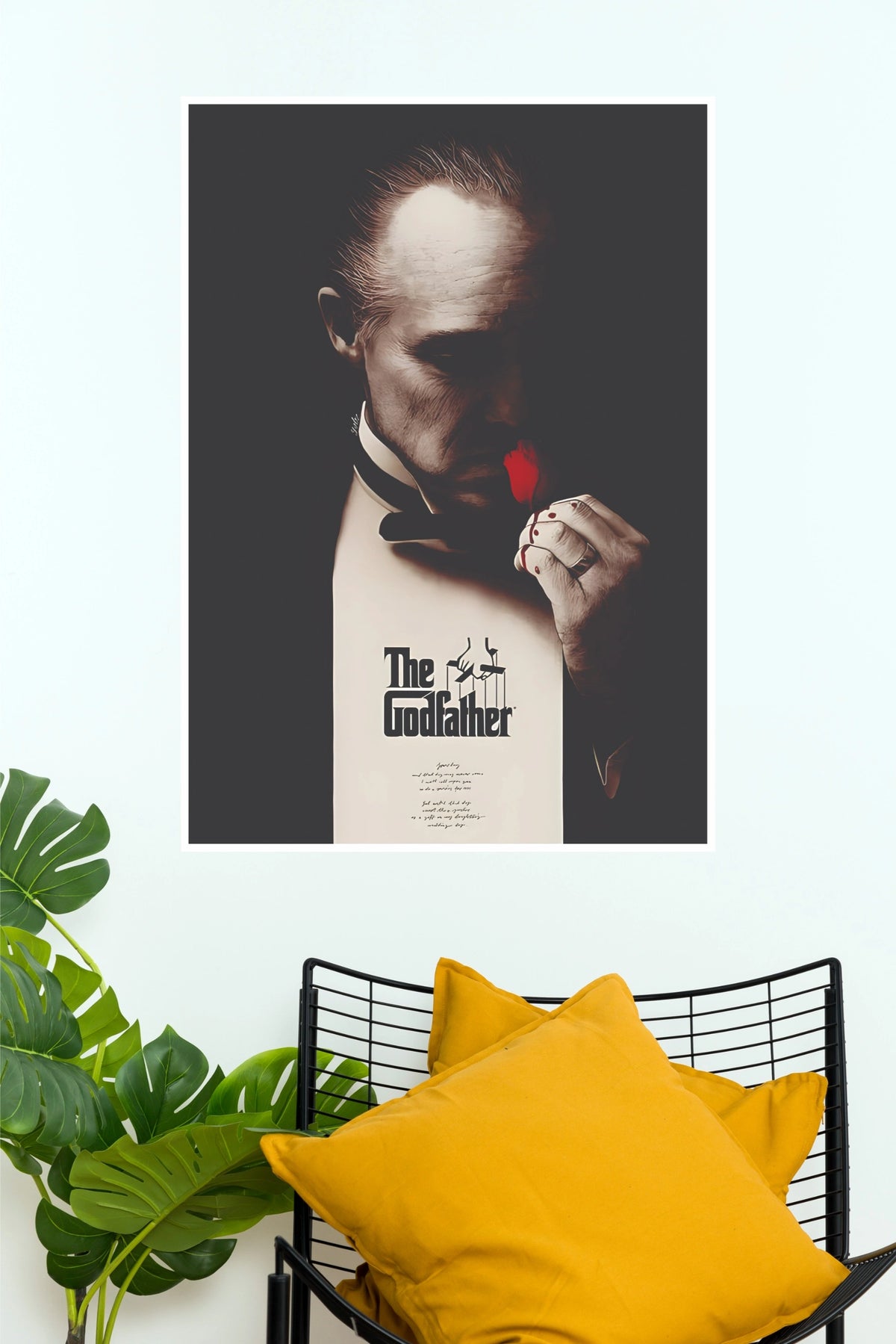 The Godfather Movie Paper Poster | Don Vito Corleone Classic Cinema Wall Decor (Hollywood Poster)