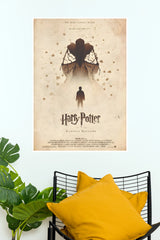 Harry Potter and the Deathly Hallows Three Brothers Minimalist Paper Poster (Hollywood Poster)
