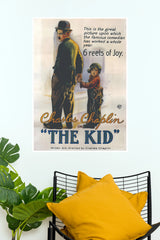 The Kid (1921) Vintage Charles Chaplin Promo Paper Poster (Hollywood Poster)