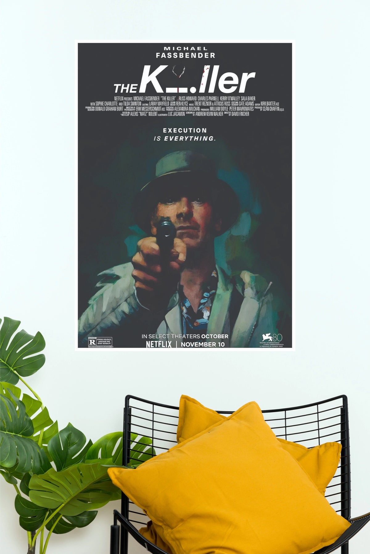 The Killer (2023) David Fincher Thriller Paper Poster (Hollywood Poster)