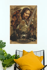 The Lord of the Rings: The Return of the King Character Collage Paper Poster The Lord of the Rings: The Return of the King Character Collage Paper Poster(Hollywood Poster)