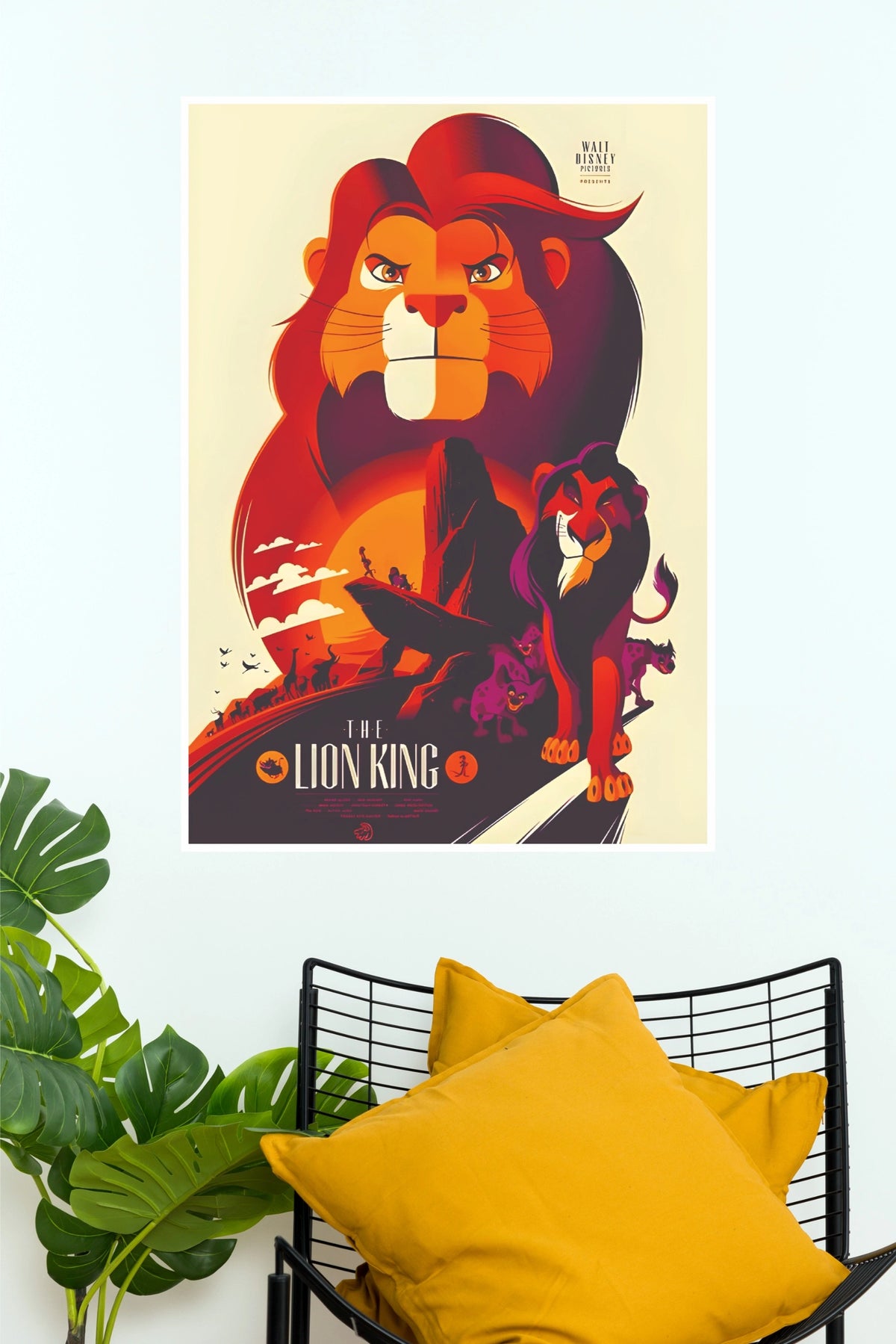 The Lion King (1994) Classic Animated Artistic Paper Poster (Hollywood Poster)