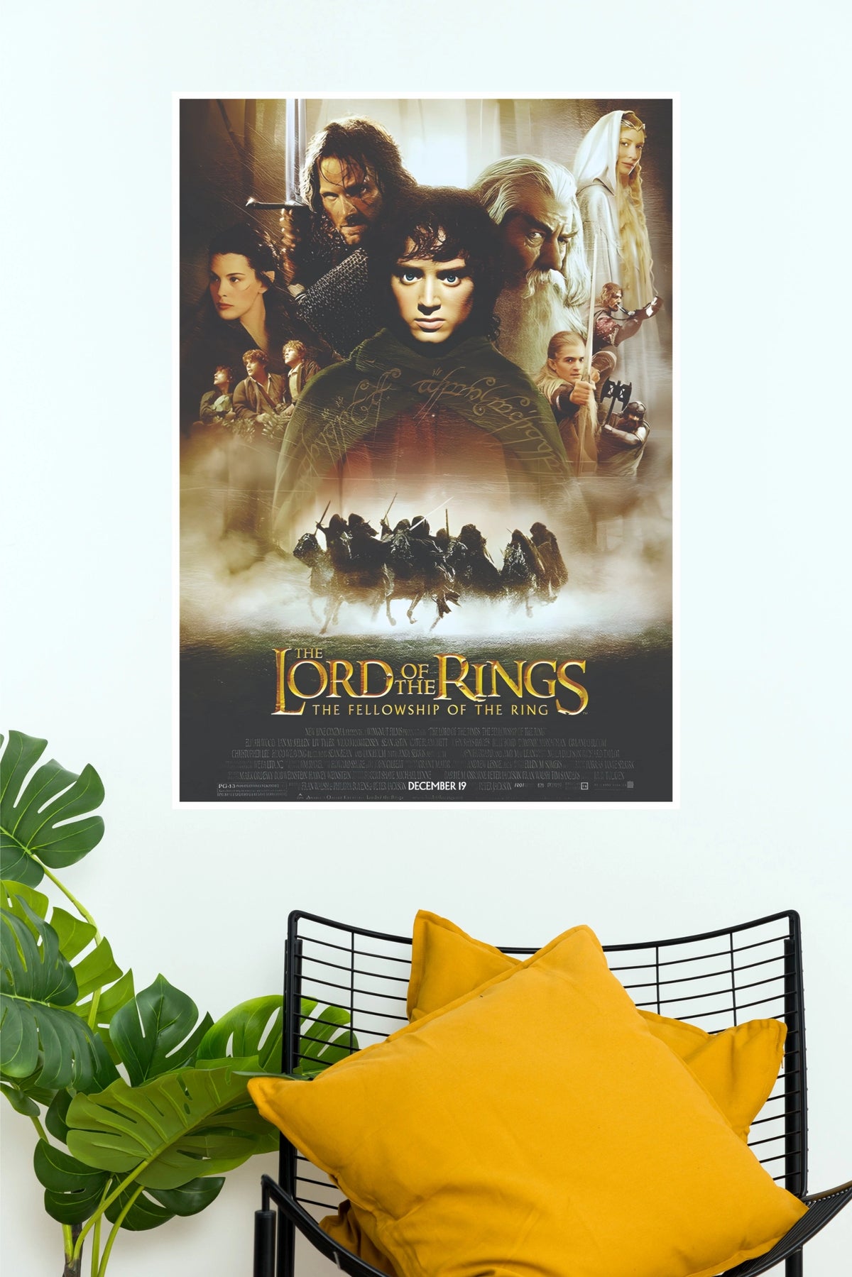 The Lord of the Rings: The Fellowship of the Ring Classic Movie Paper Poster (Hollywood Poster)