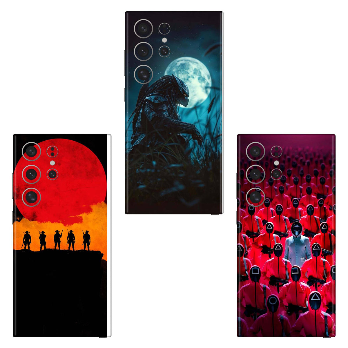 Combo 166 Mobile Skin Pack Of 3 Combo