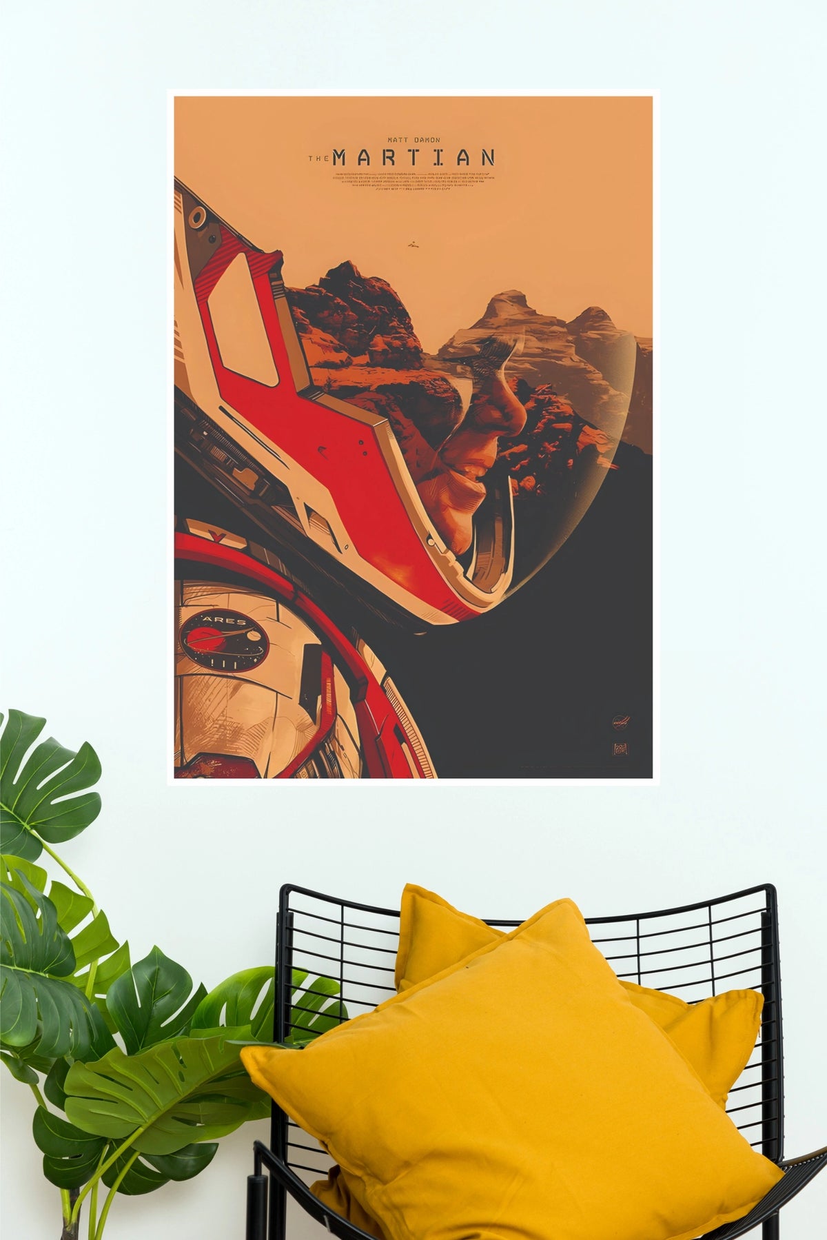 The Martian Matt Damon Ridley Scott Sci-Fi Artistic Paper Poster (Hollywood Poster)