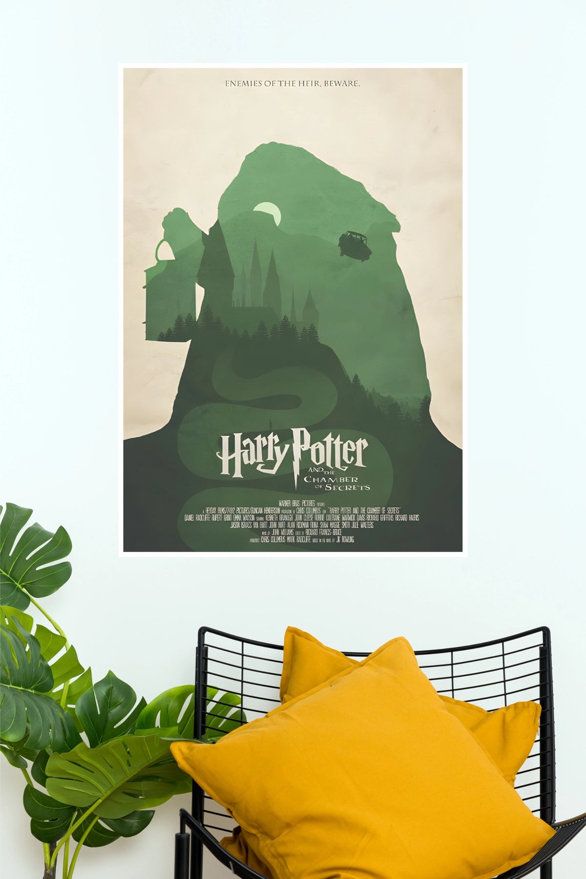 Harry Potter and the Chamber of Secrets Hagrid Minimalist Silhouette Paper Poster(Hollywood Poster)