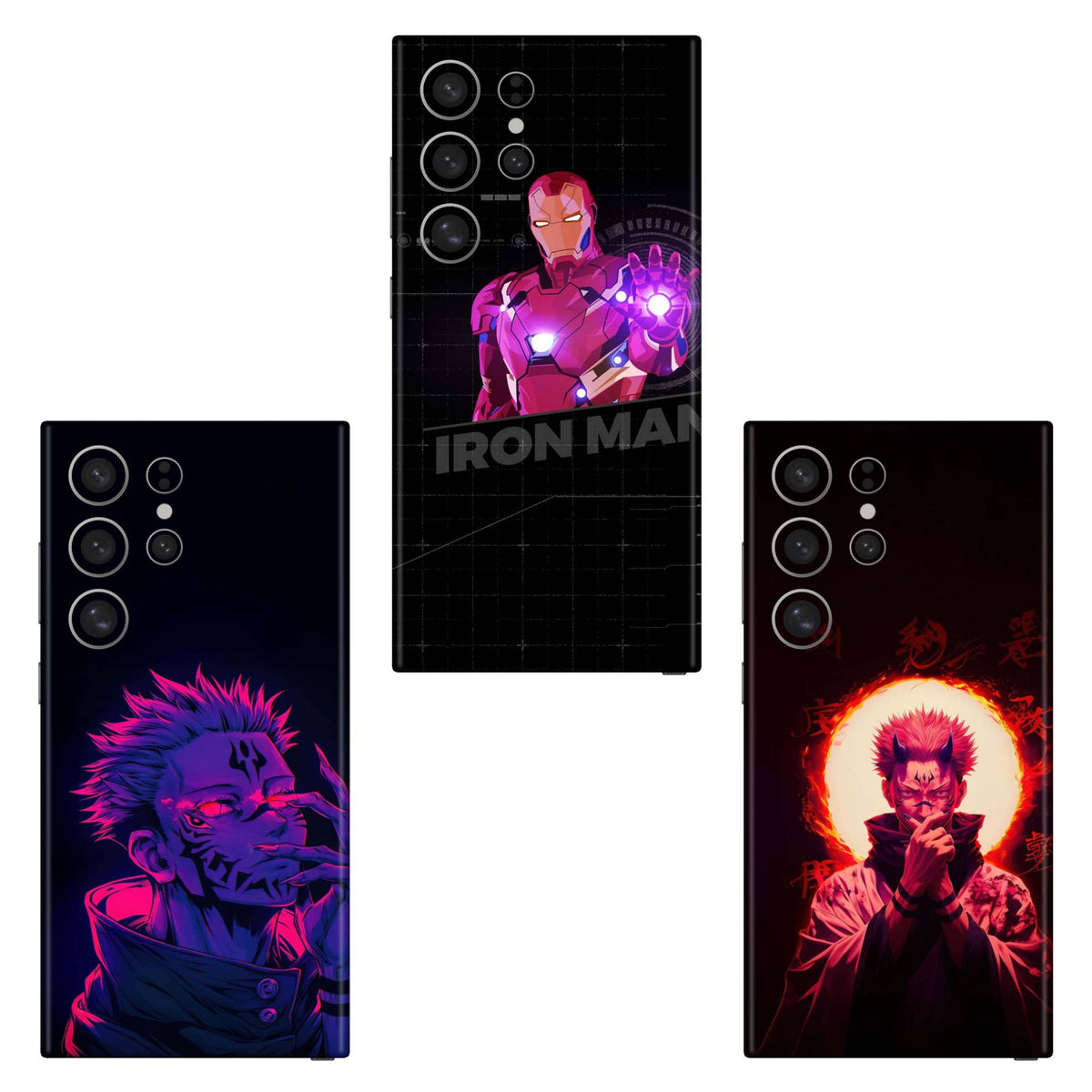 Combo 167 Mobile Skin Pack Of 3 Combo