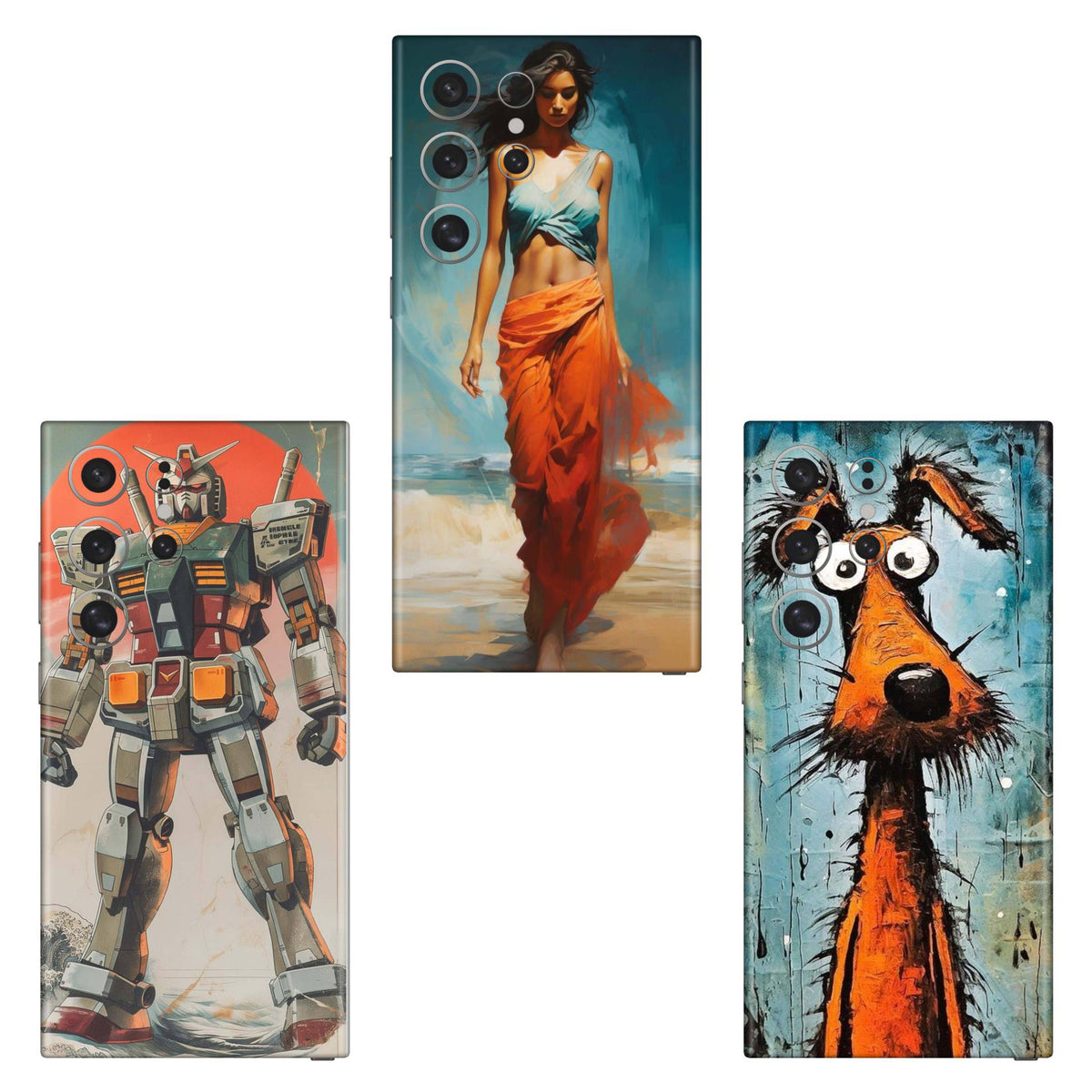 Combo 169 Mobile Skin Pack Of 3 Combo