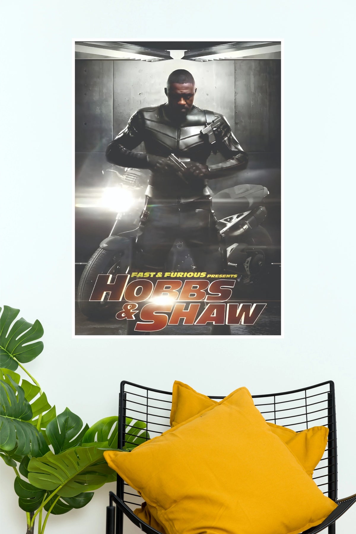 Fast & Furious Presents: Hobbs & Shaw Idris Elba Brixton Paper Poster (Hollywood Poster)