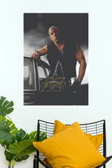 Fast X Dominic Toretto Vin Diesel Charger Paper Poster (Hollywood Poster)