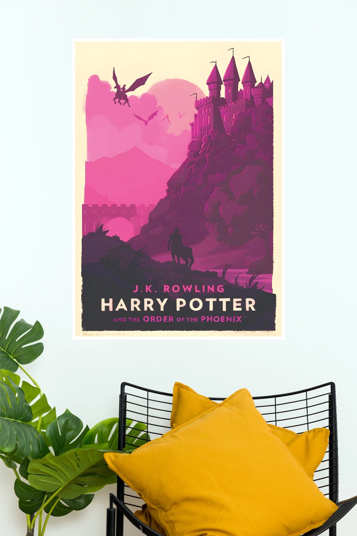 Harry Potter and the Order of the Phoenix Hogwarts & Thestrals Paper Poster (Hollywood Poster)