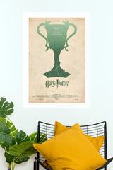 Harry Potter and the Goblet of Fire Triwizard Cup Minimalist Paper Poster (Hollywood Poster)