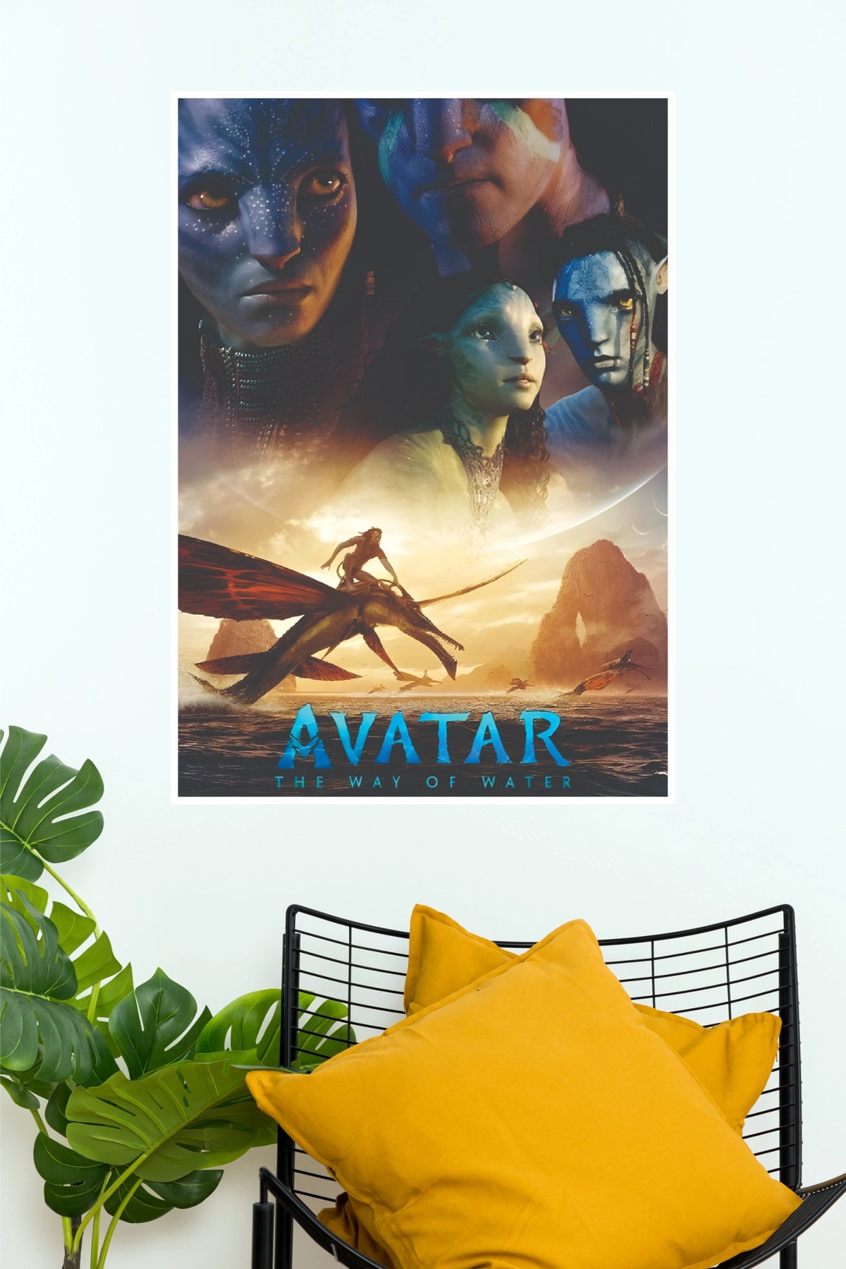 Avatar: The Way of Water Tsireya, Jake & Neytiri  Poster (Hollywood Poster)