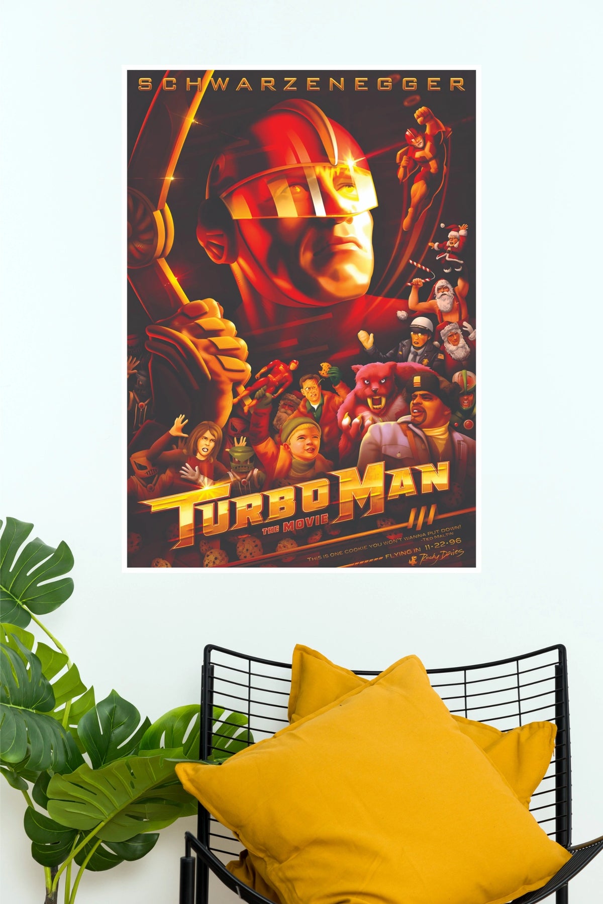 Jingle All The Way Turbo Man Arnold Schwarzenegger Poster (Hollywood Poster)
