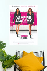 Vampire Academy Zoey Deutch & Lucy Fry Movie Poster (Hollywood Poster)